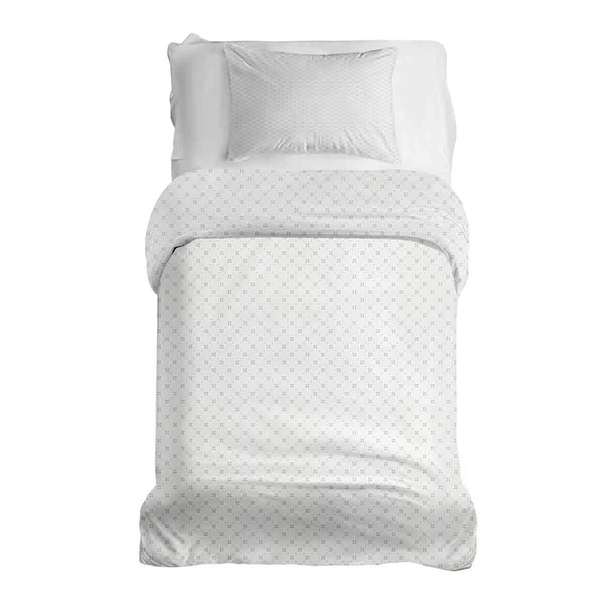 Couette thérapeutique Ensemble de literie blanc motif floral