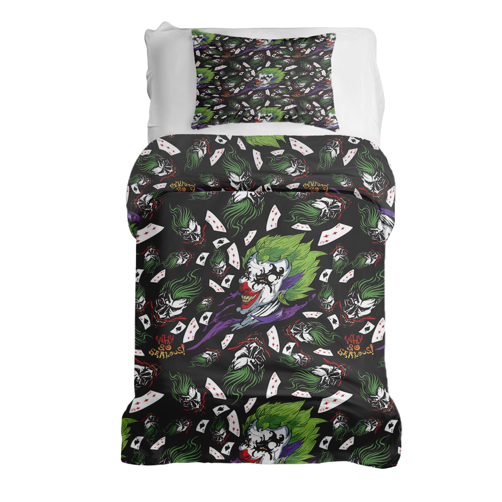 Couverture Thérapeutique Originale TD - Ensemble de Literie en Coton Joker Coloré