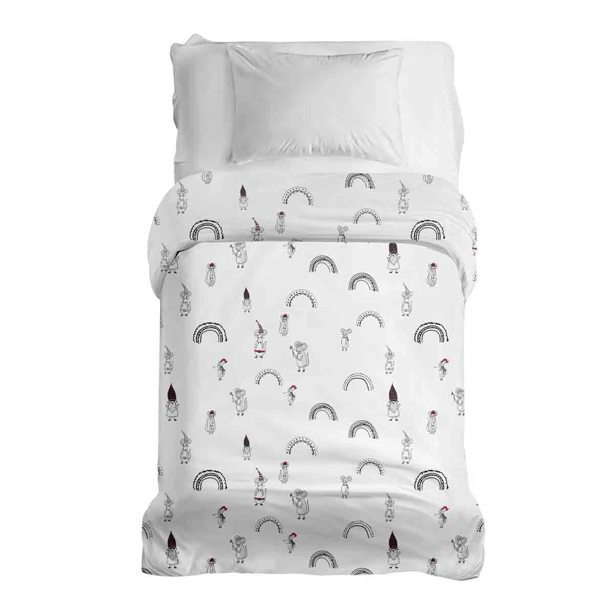 Couverture thérapeutique originale - Housse en coton avec souris