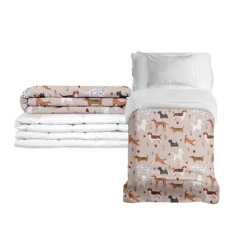 Couverture thérapeutique originale - Couverture pondérée pour chiens avec housse en coton pour enfants