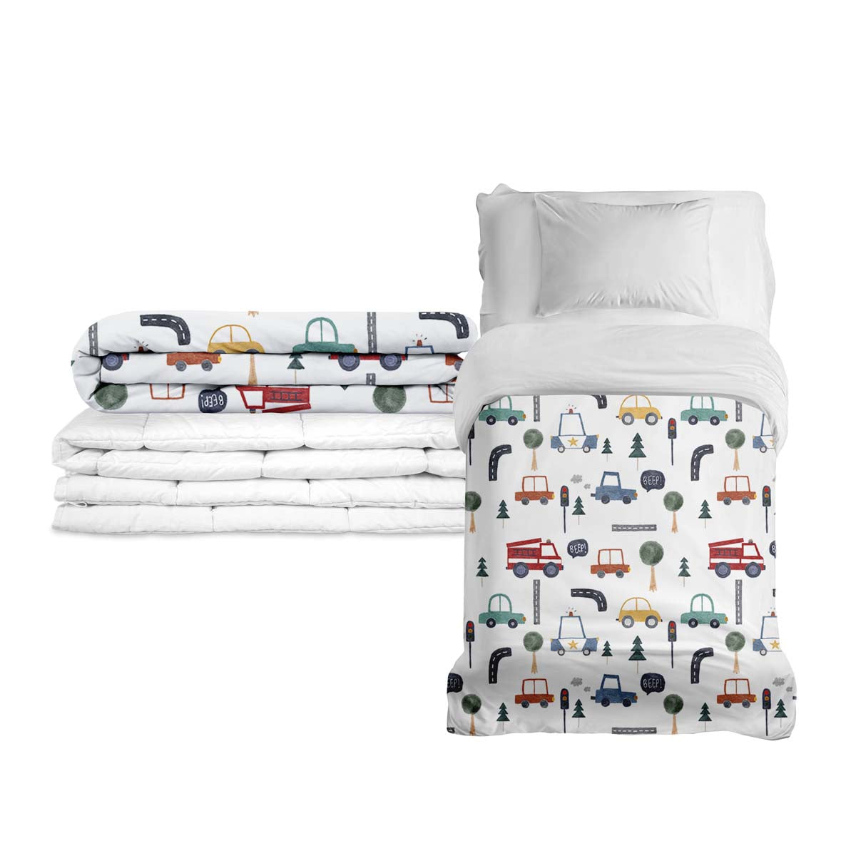 Couverture thérapeutique originale - Couverture lestée pour voiture avec housse en coton pour enfants