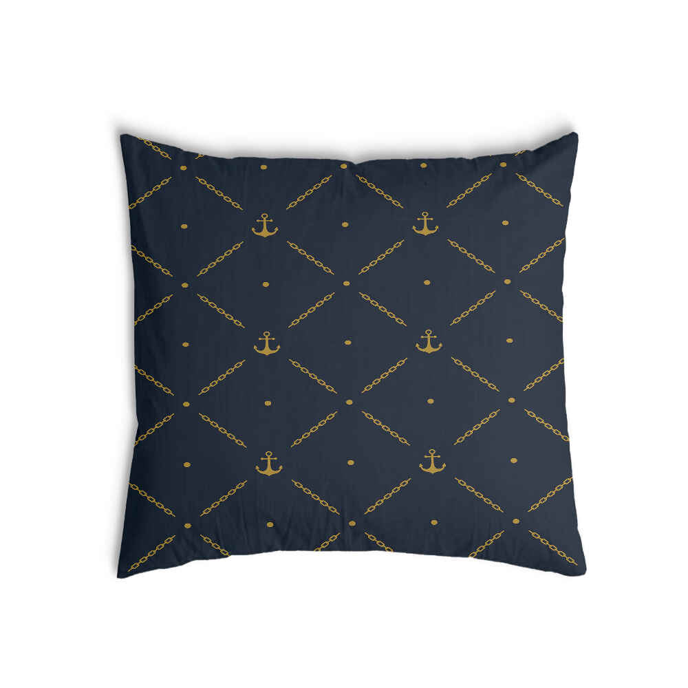 Coussin de santé bleu avec ancre