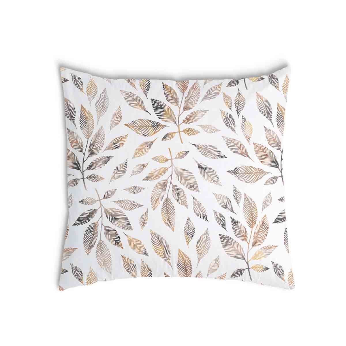 Coussin de santé blanc avec branches brun clair