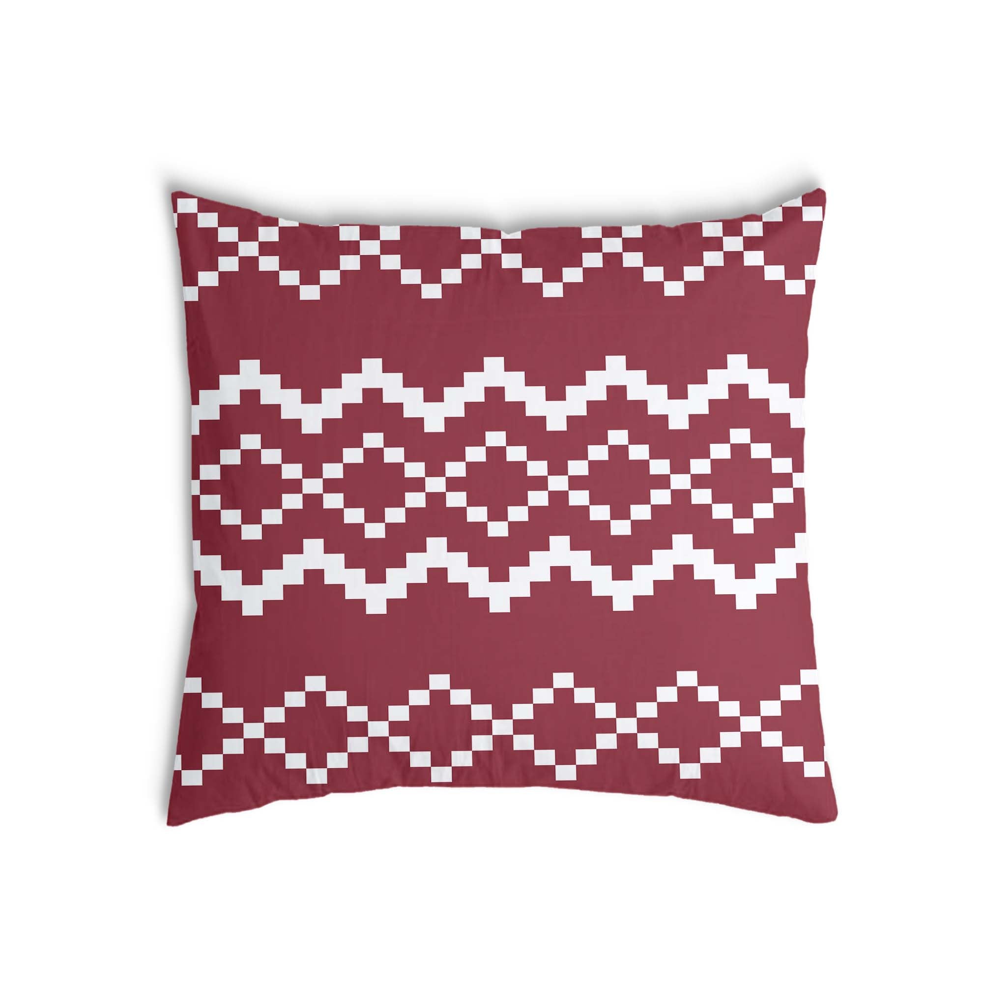 Coussin de santé avec motif de Noël rouge