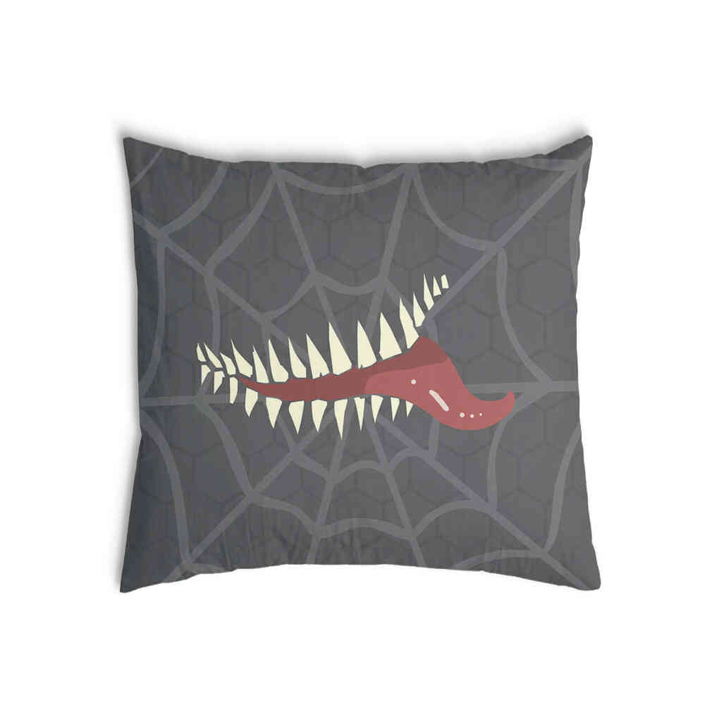 Coussin de santé gris toile d'araignée