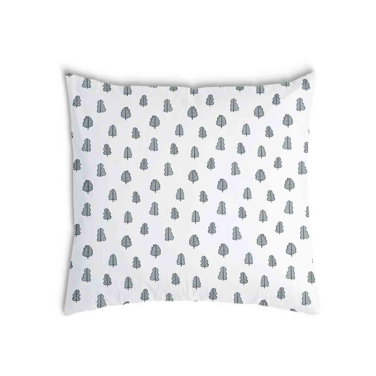 Coussin de santé blanc avec petits arbres
