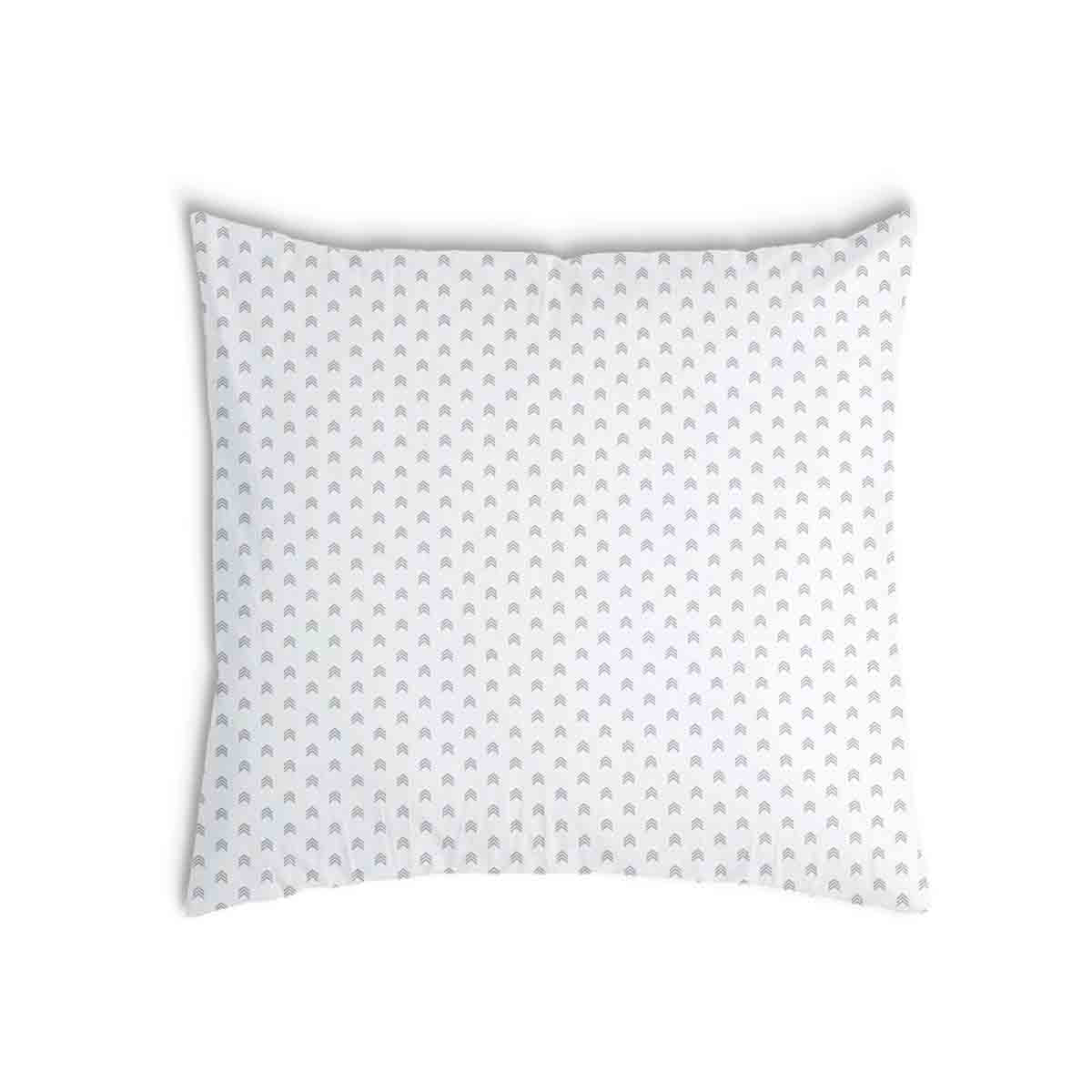 Coussin de santé blanc avec flèches