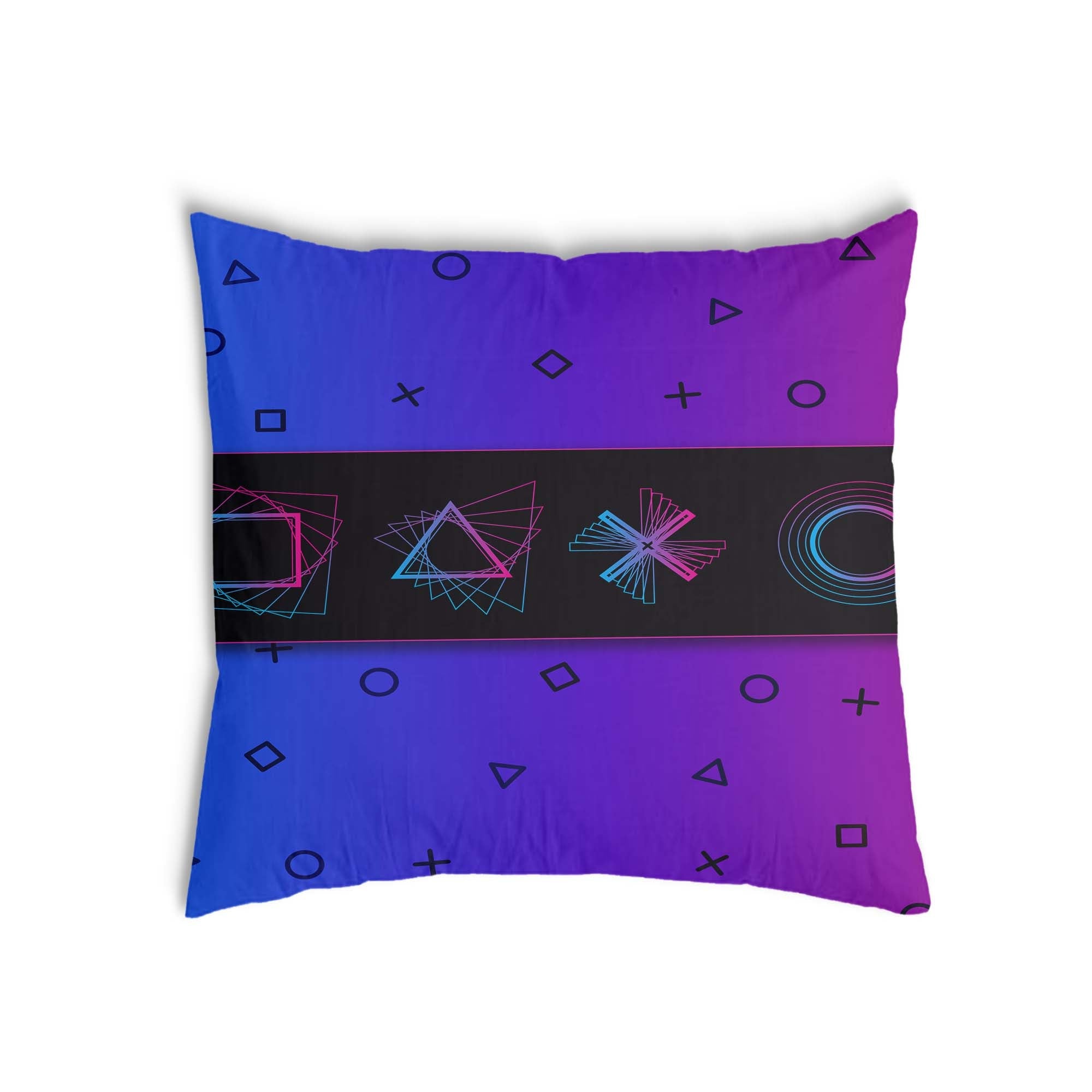 Coussin de santé violet avec formes