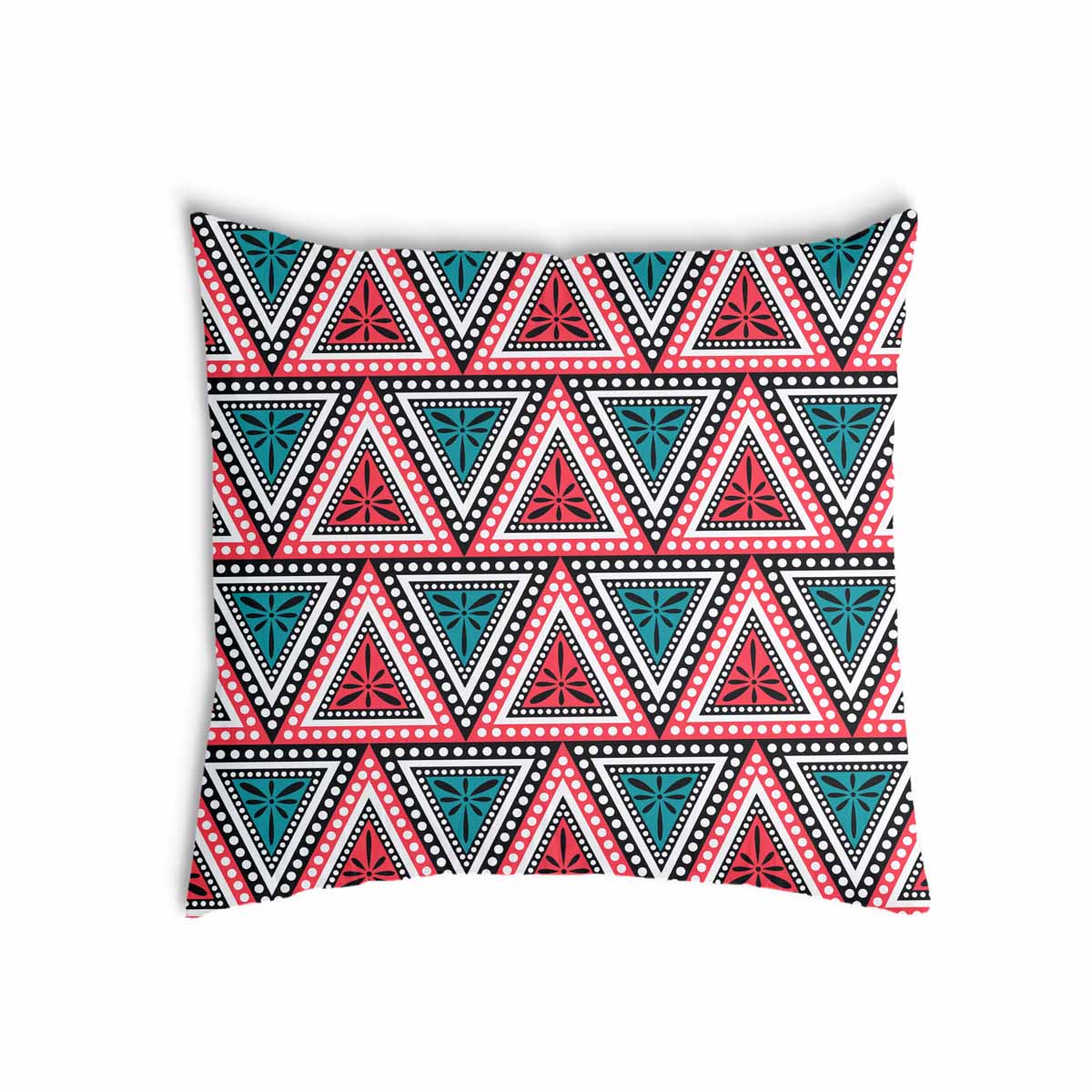Coussin de santé avec des triangles colorés