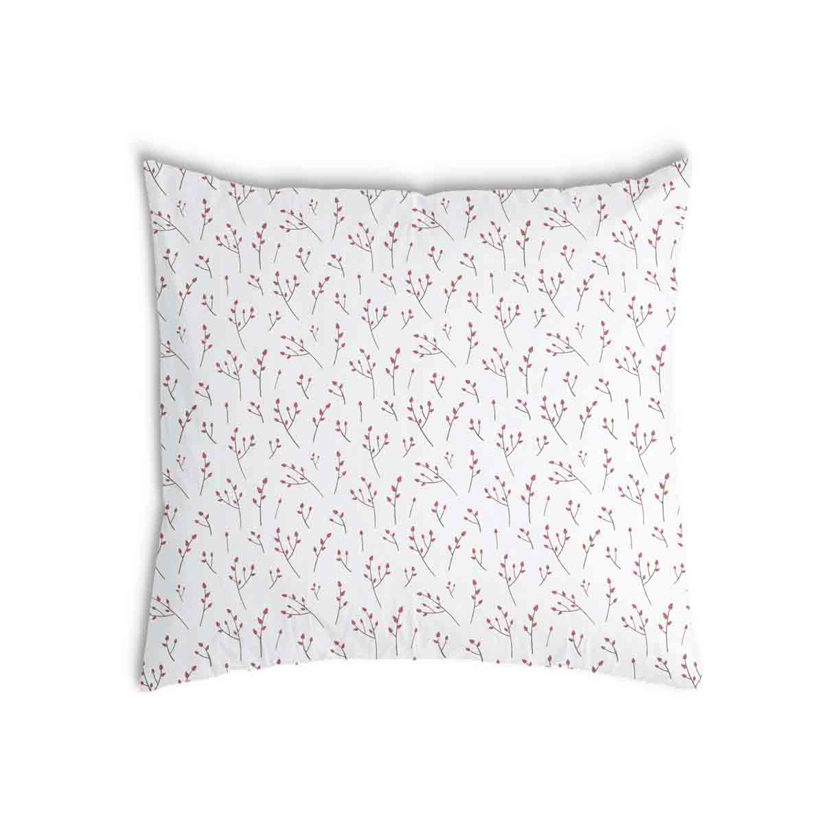 Coussin de santé blanc avec de délicates roses