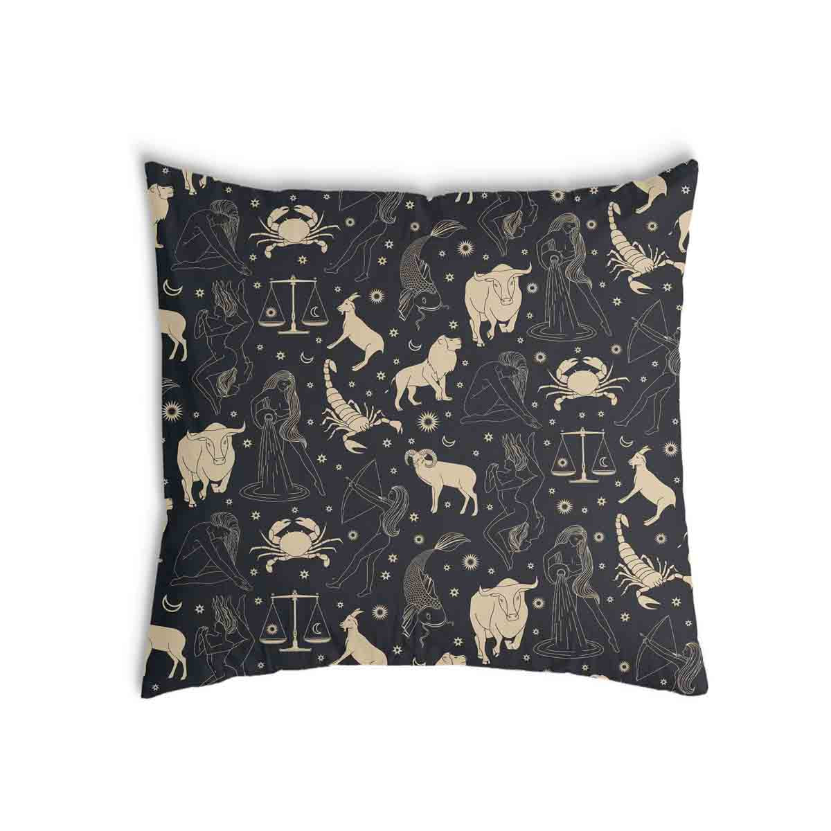 Coussin de santé noir constellations