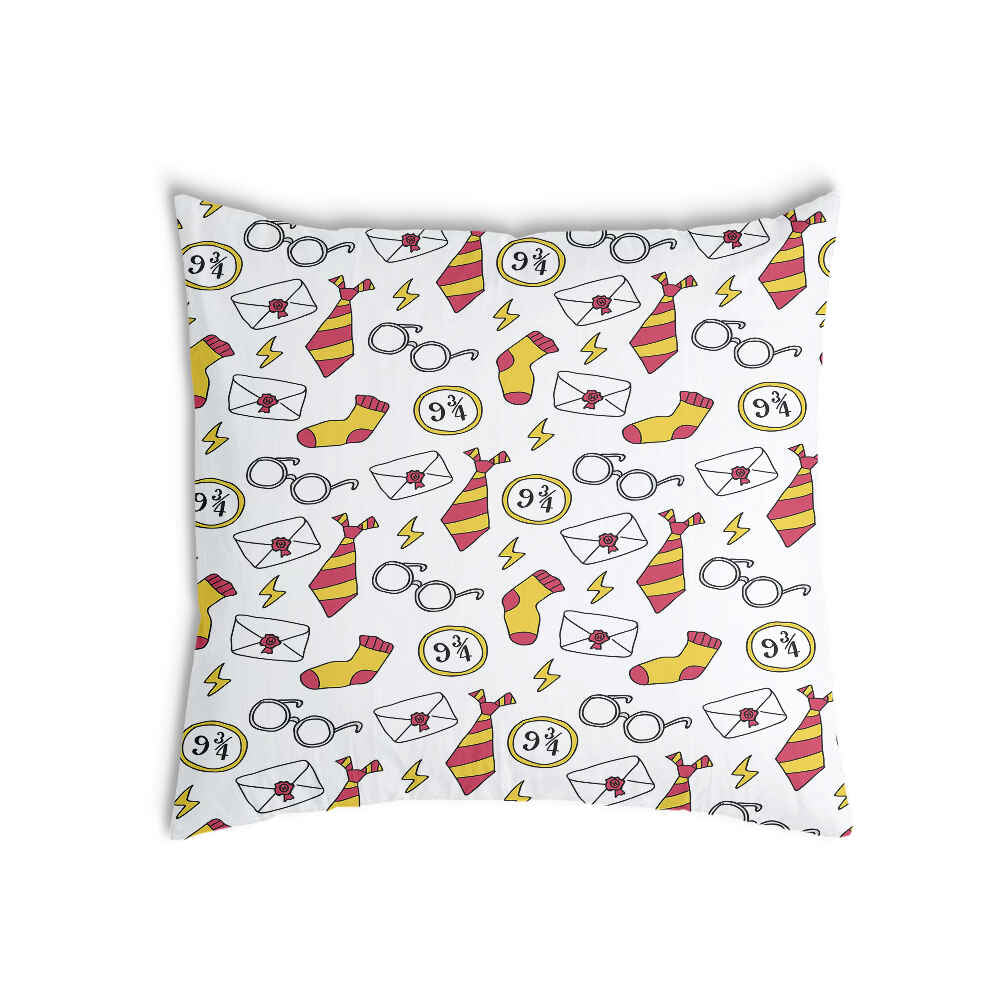 Coussin de santé blanc école de sorcellerie