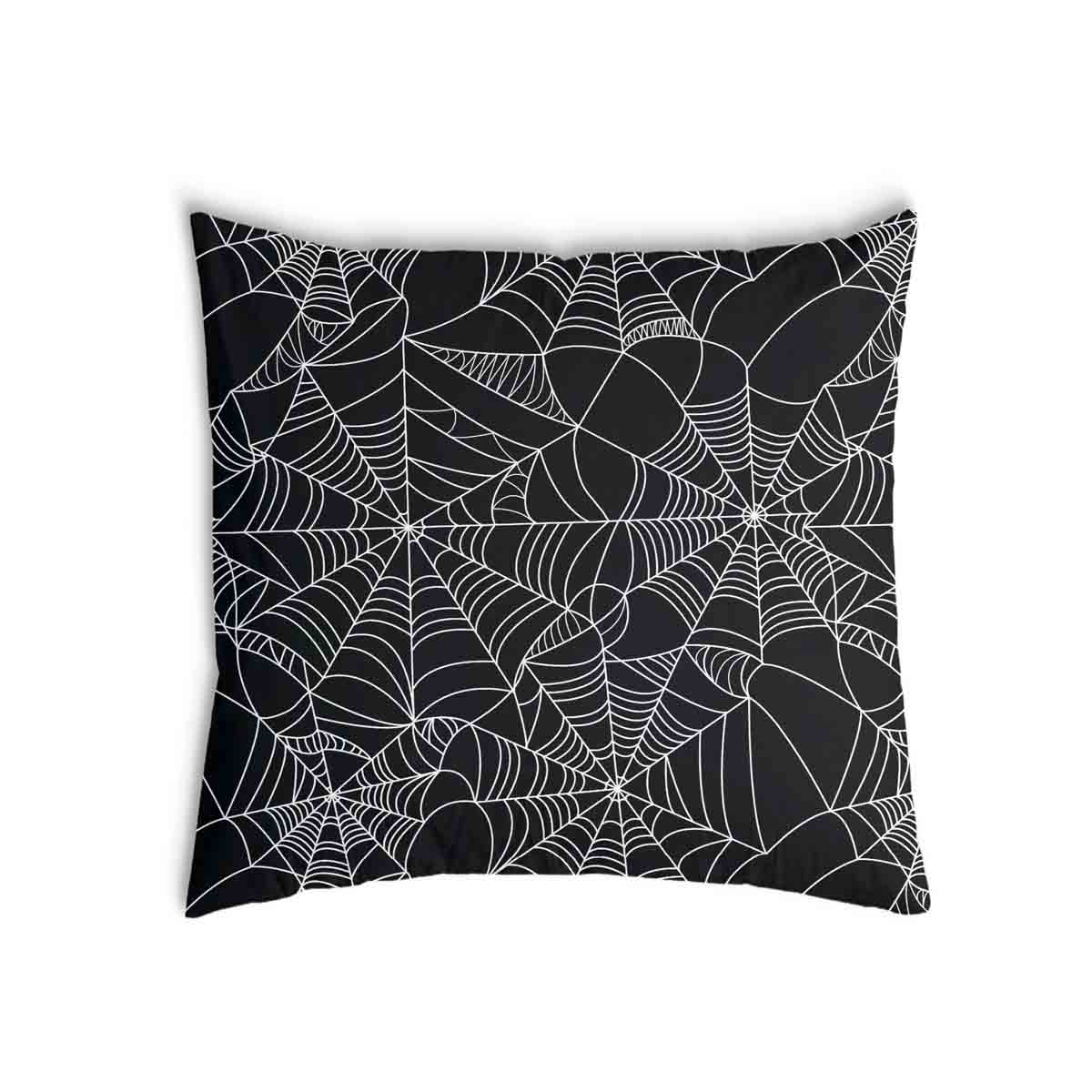 Coussin de santé noir avec toile d'araignée