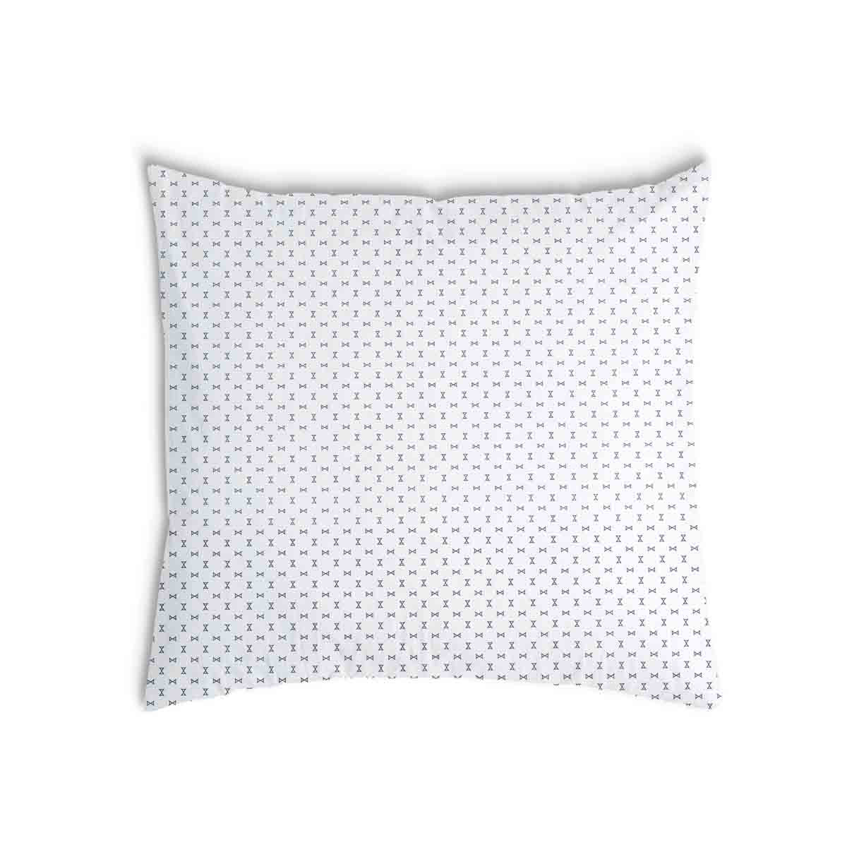 Coussin de santé blanc avec petits nœuds