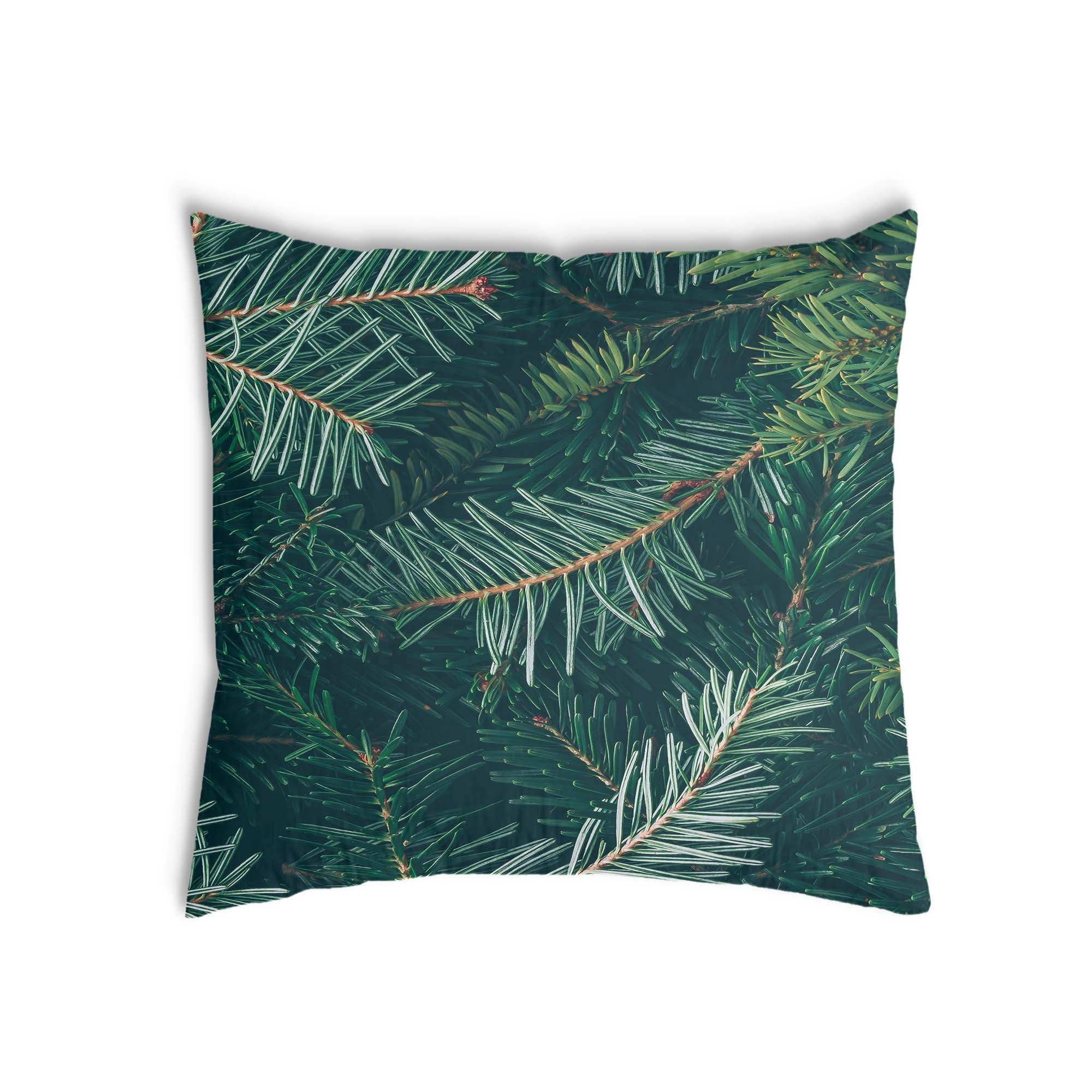 Coussin de santé avec des branches de sapin vertes