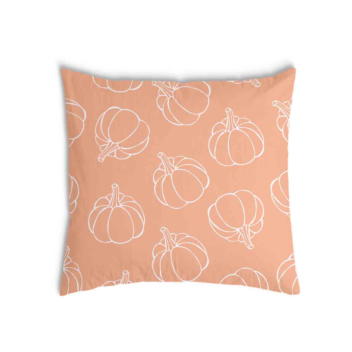Coussin de santé orange avec citrouille