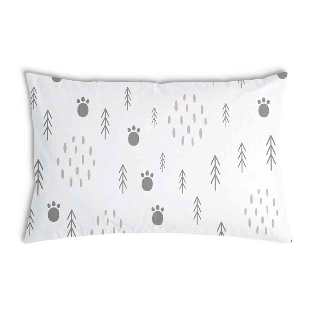 Coussin de santé Empreintes de pattes dans la forêt