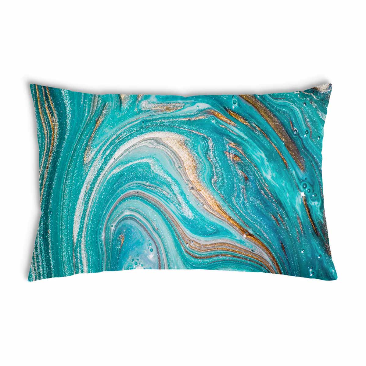 Coussin de santé marbre turquoise