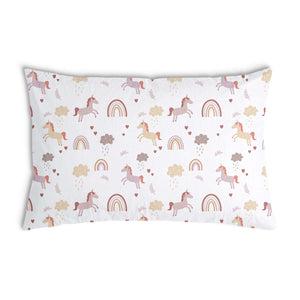 Oreiller santé avec housse en coton Licorne
