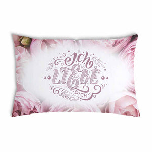 Coussin de santé avec housse en coton rose je t'aime