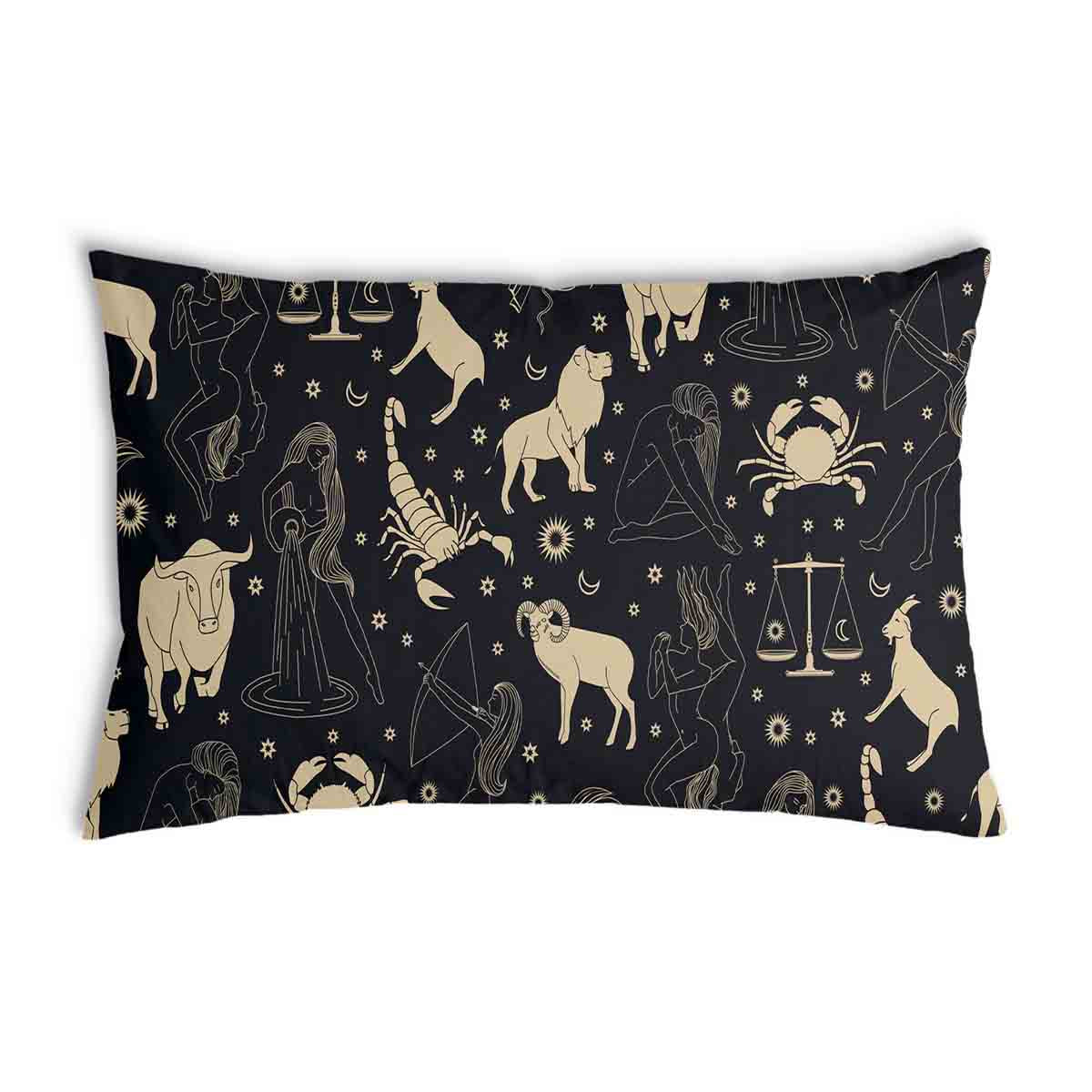 Coussin de santé noir constellations