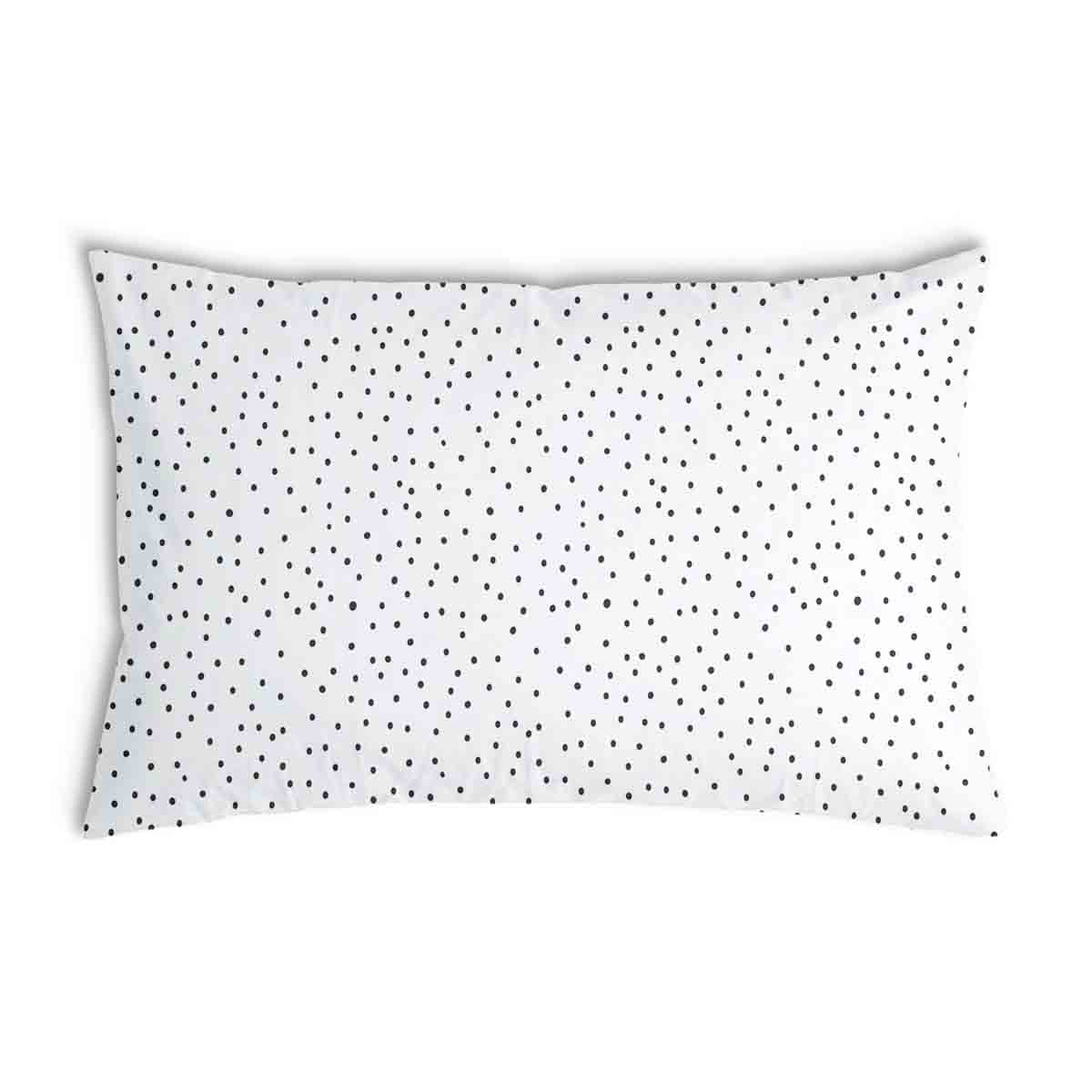 Coussin de santé noir à pois