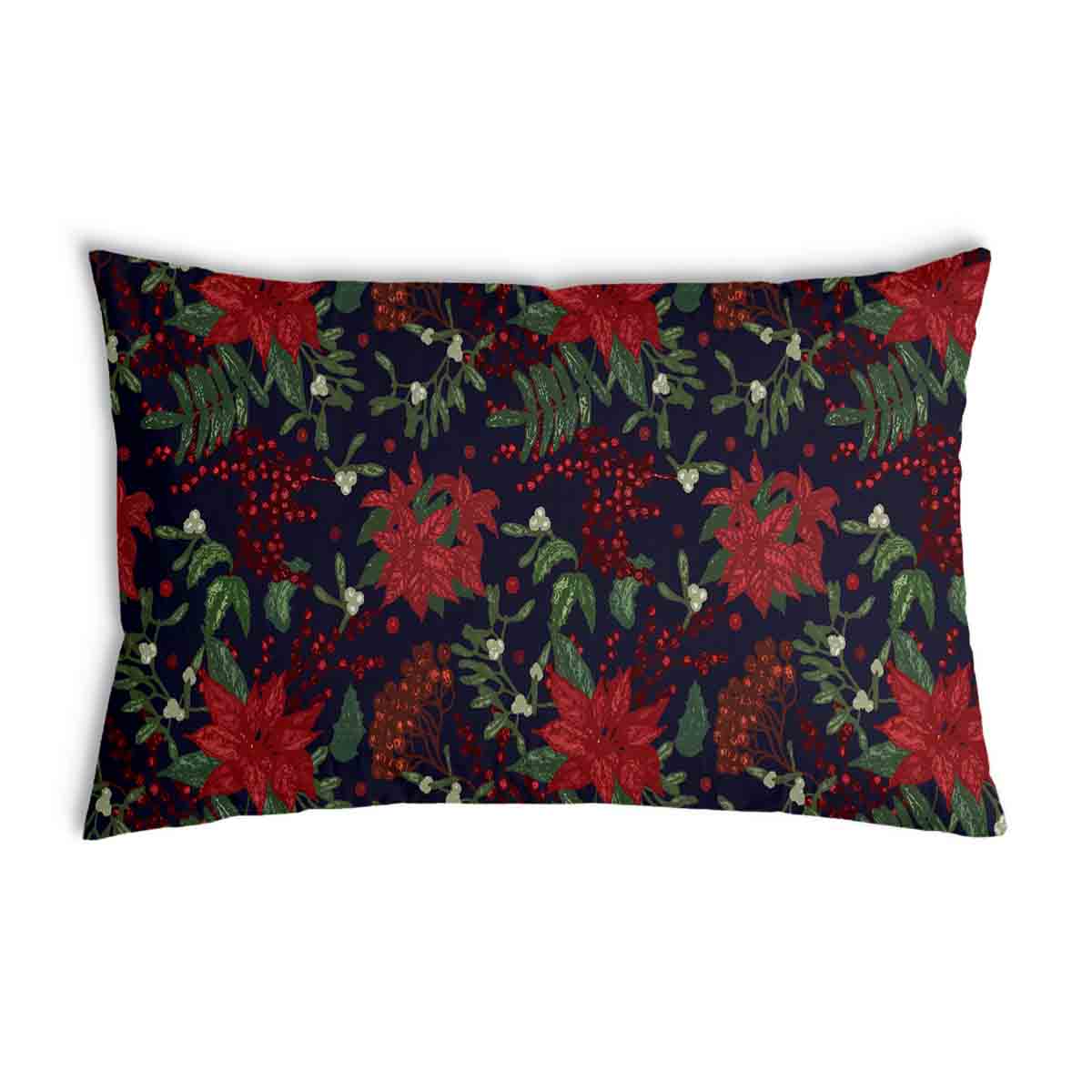 Coussin de santé avec étoile de Noël rouge