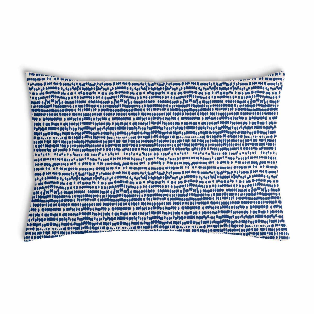Coussin de santé avec des pois bleus