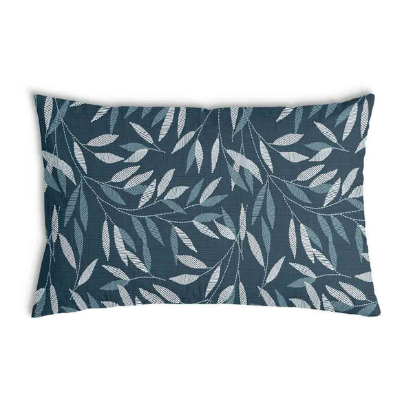 Coussin de santé avec des branches bleues