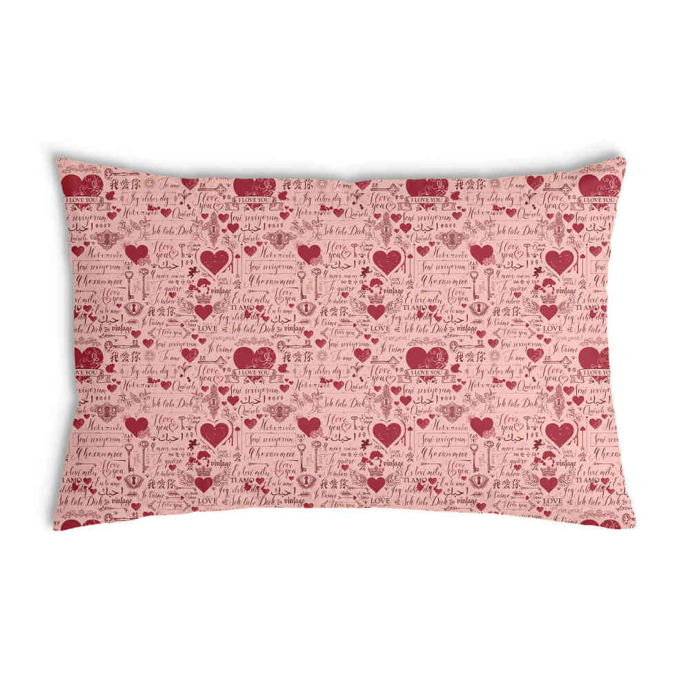 Coussin de santé rose Je t'aime