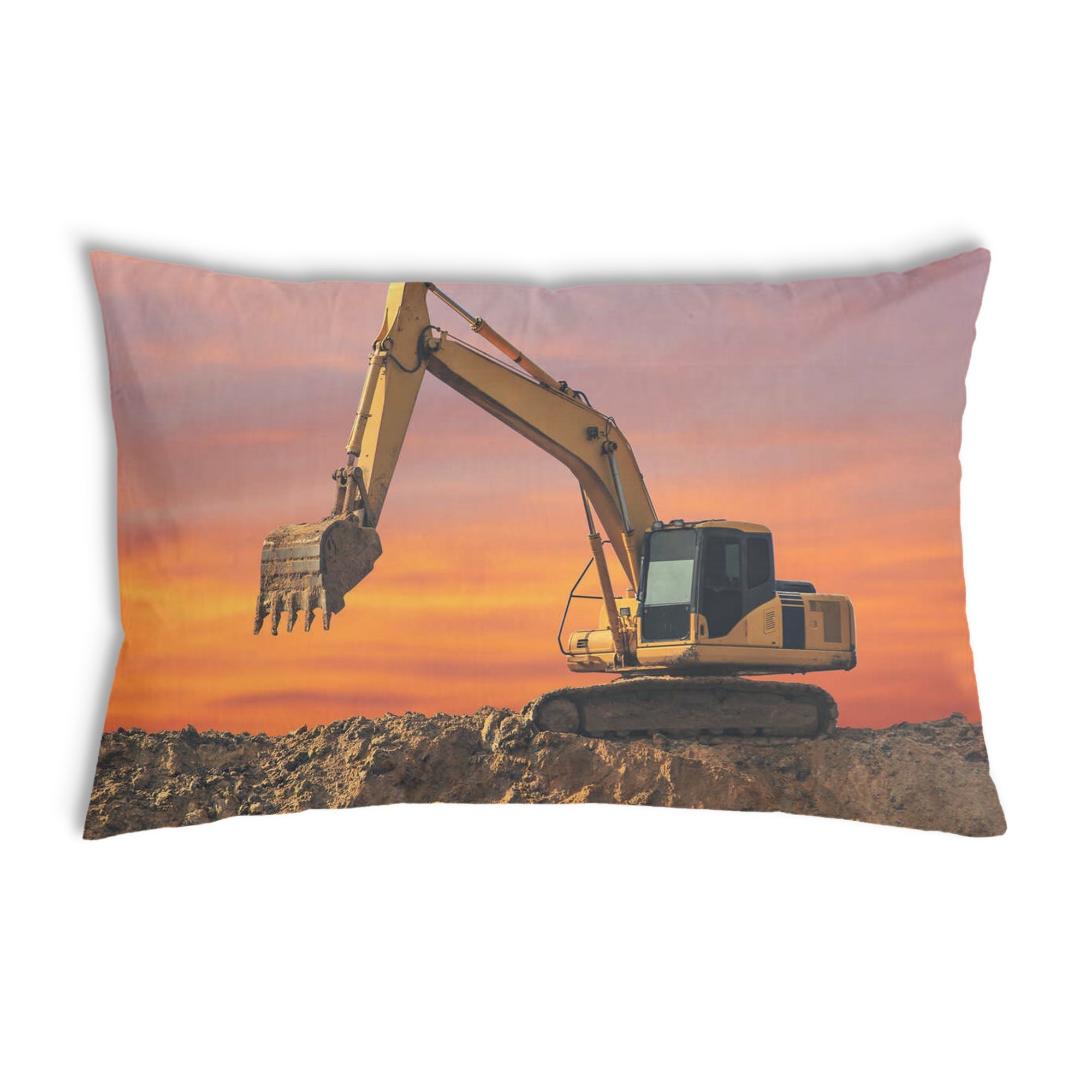 Coussin de santé Tracteur au lever du soleil