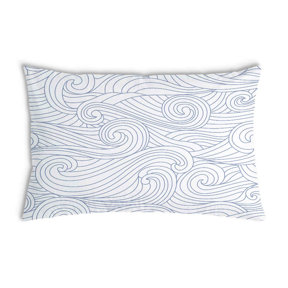 Coussin de santé vagues bleues