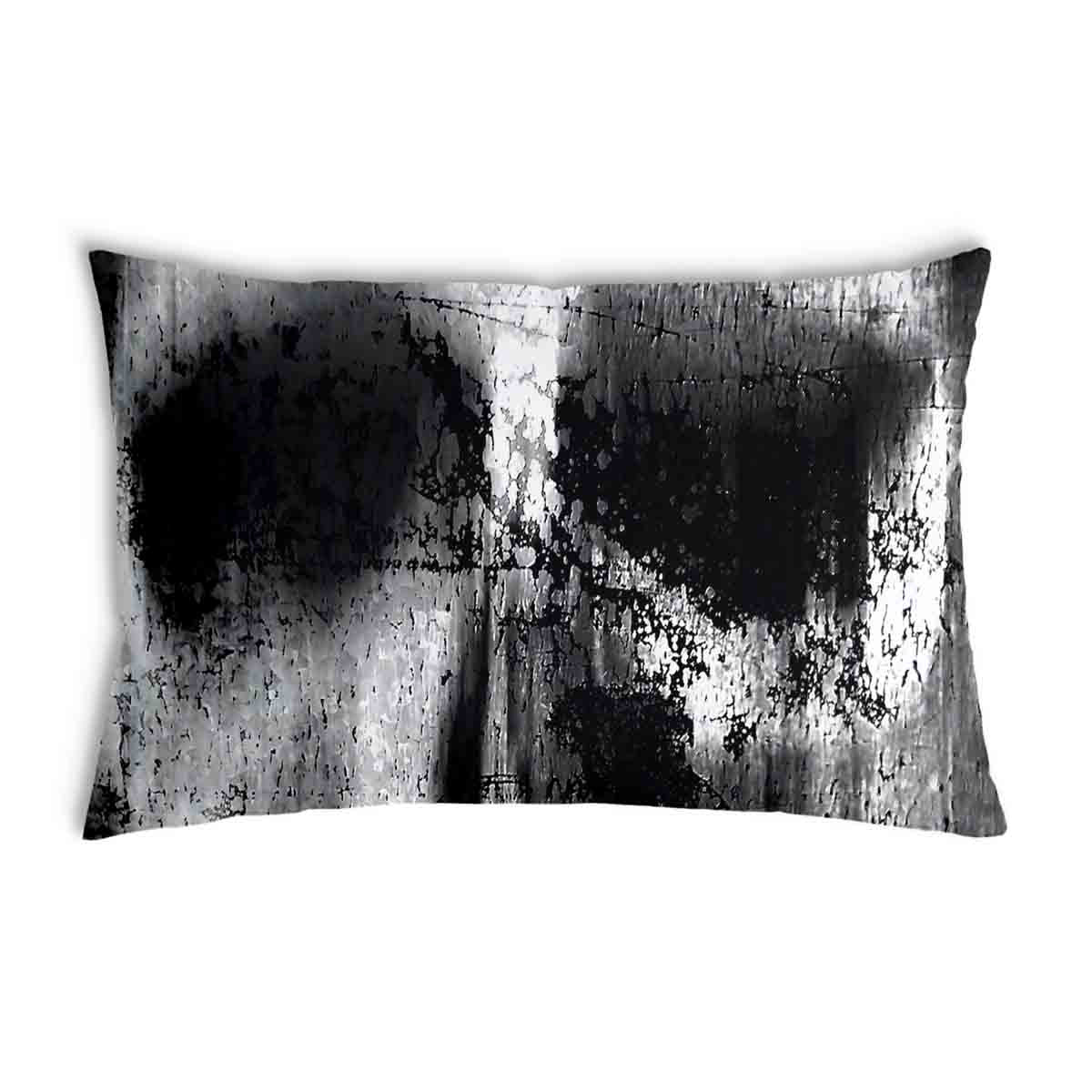 Coussin de santé noir avec motif chiné