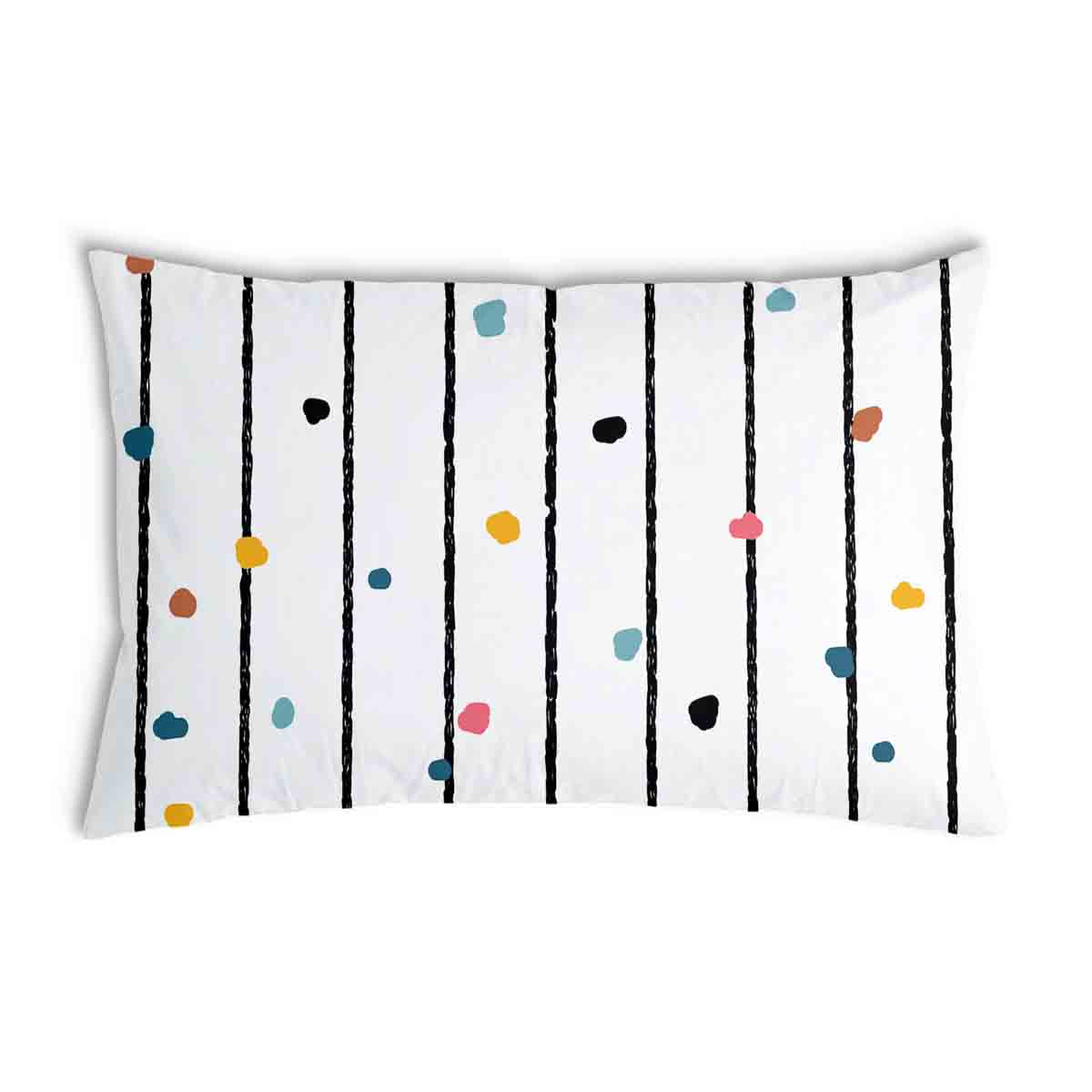 Coussin de santé avec des points colorés
