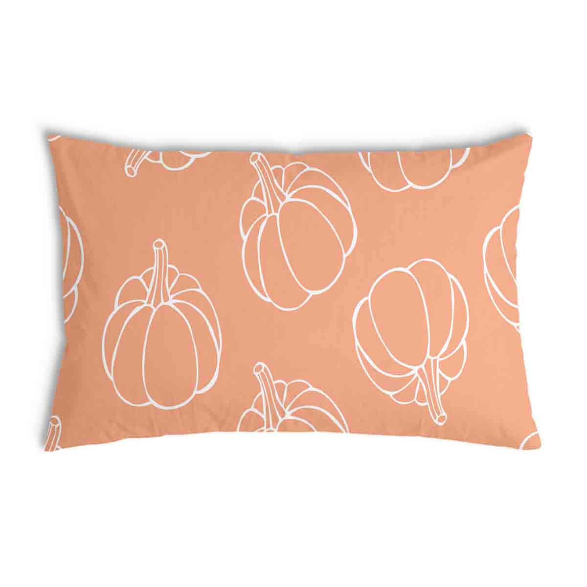 Coussin de santé orange avec citrouille