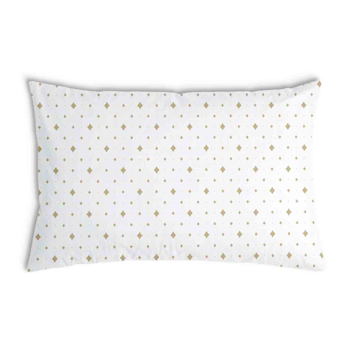 Coussin de santé carrés dorés