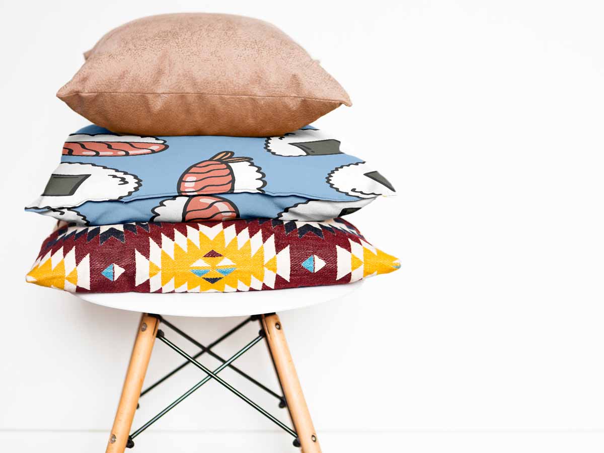 Coussin de santé avec sashimi