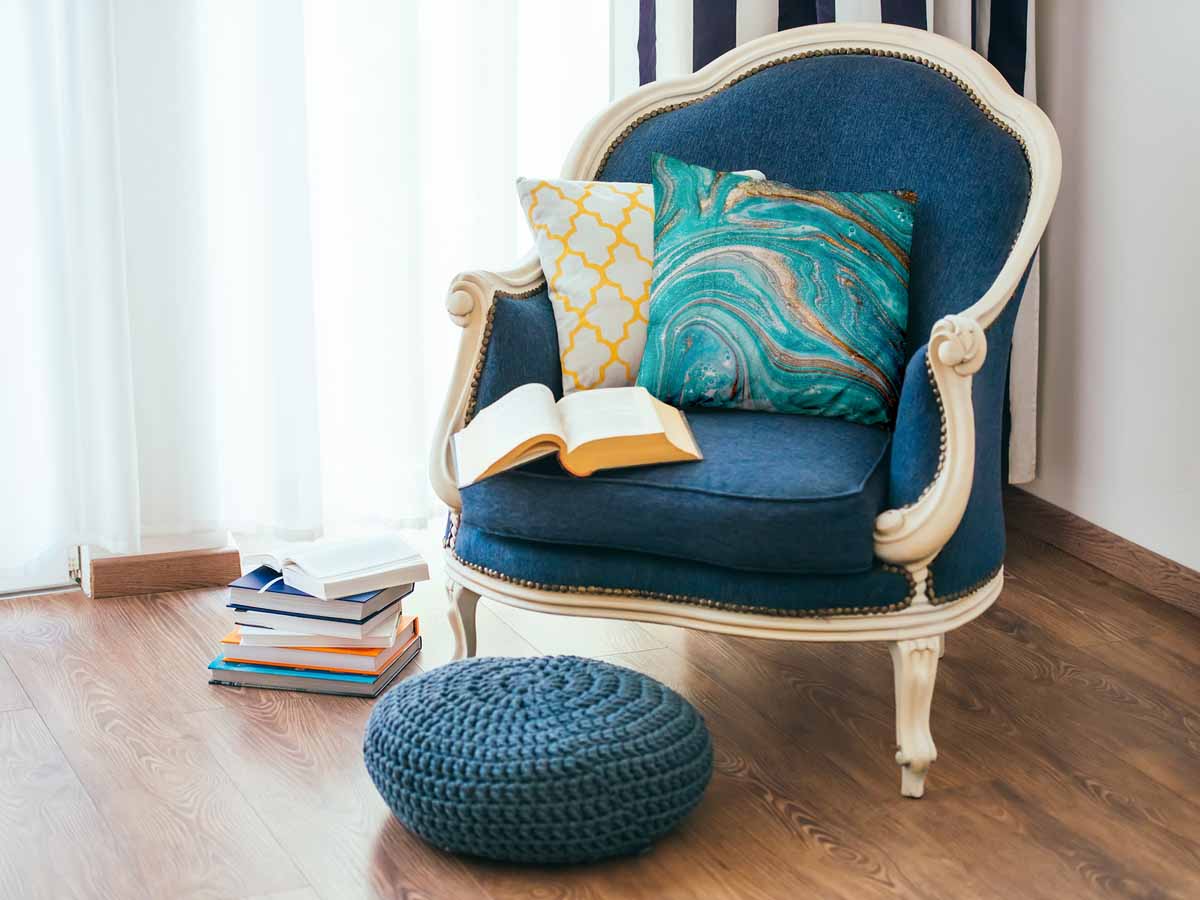 Coussin de santé marbre turquoise