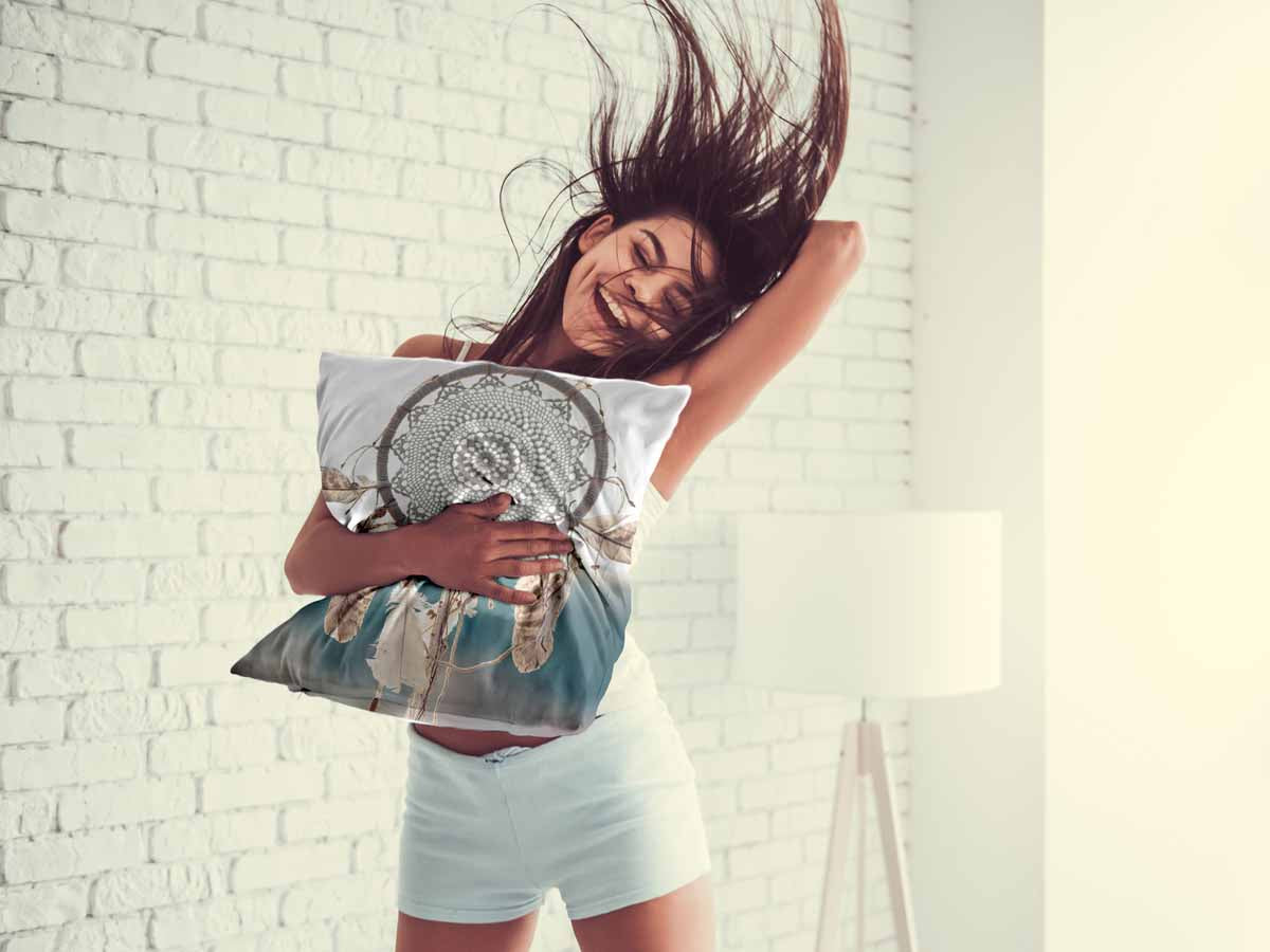 Coussin de santé avec attrape-rêves