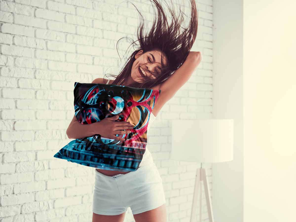 Coussin de santé avec mouvement d'horloge