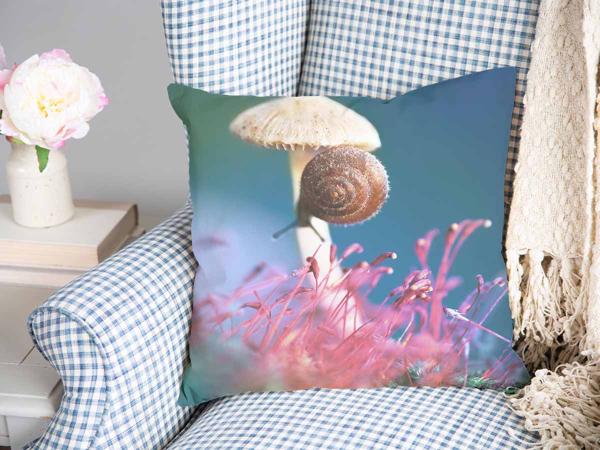 Coussin de santé avec champignon et escargot