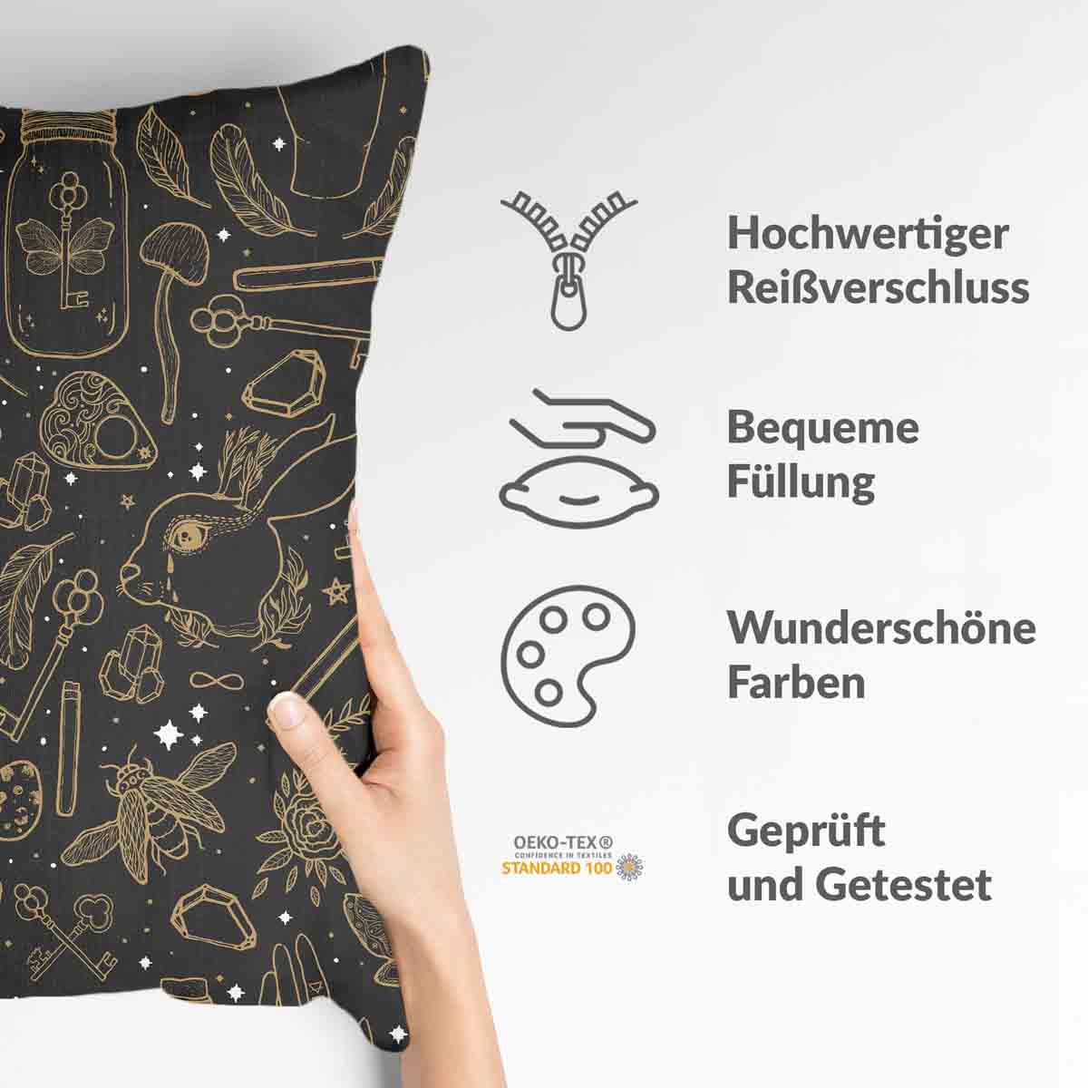 Coussin de santé noir magique