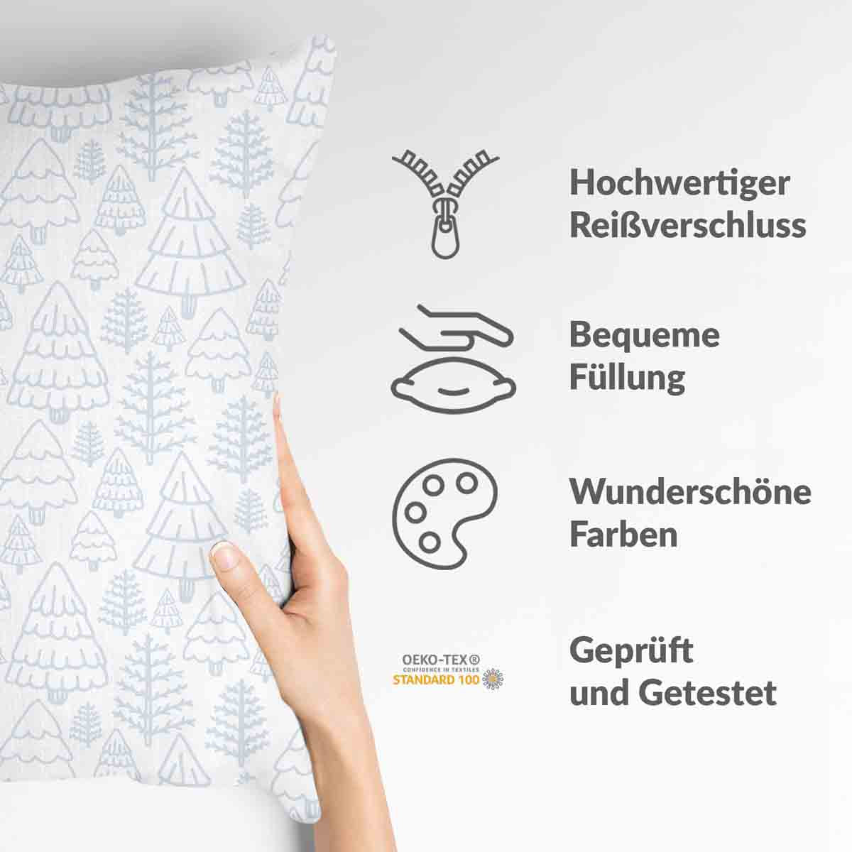 Coussin de santé forêt délicate