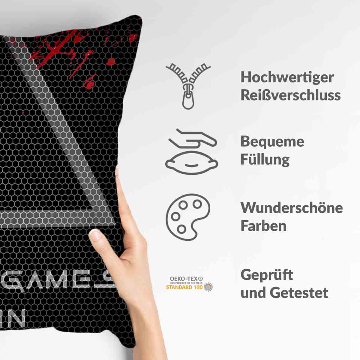 Coussin de santé Noir Jeux