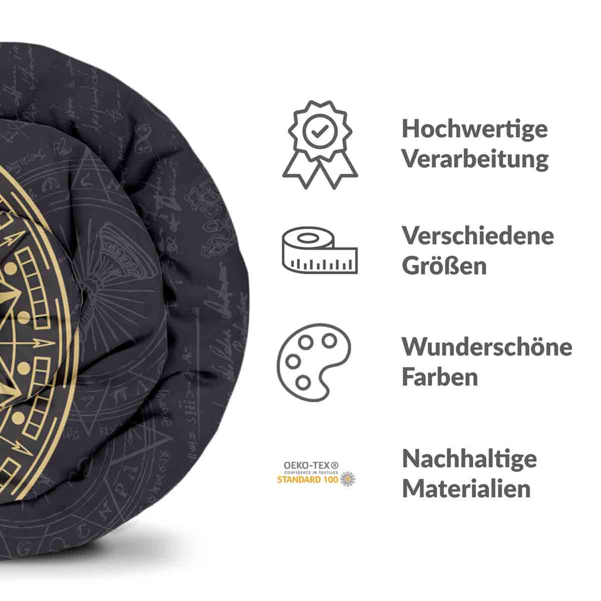 Original Therapiedecke - Ensemble de literie en coton Mandala Mystique