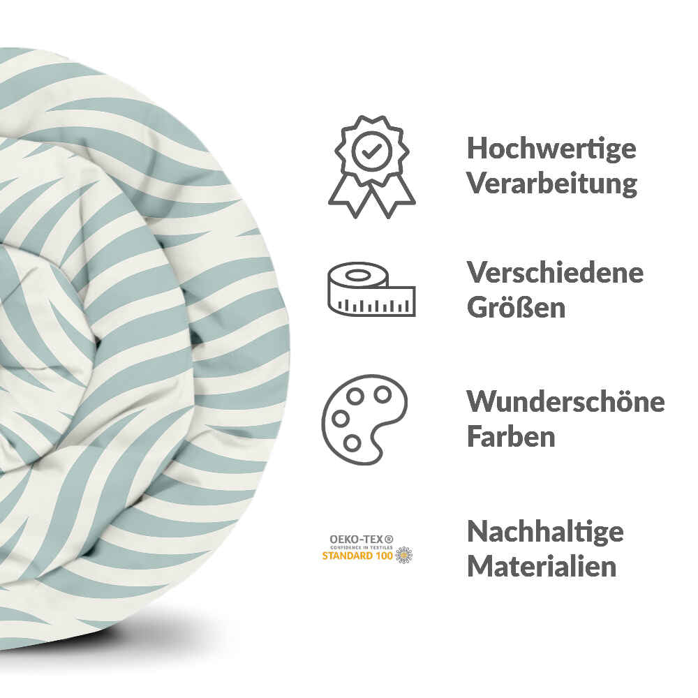 Original Therapiedecke - Ensemble de literie en coton Vagues abstraites