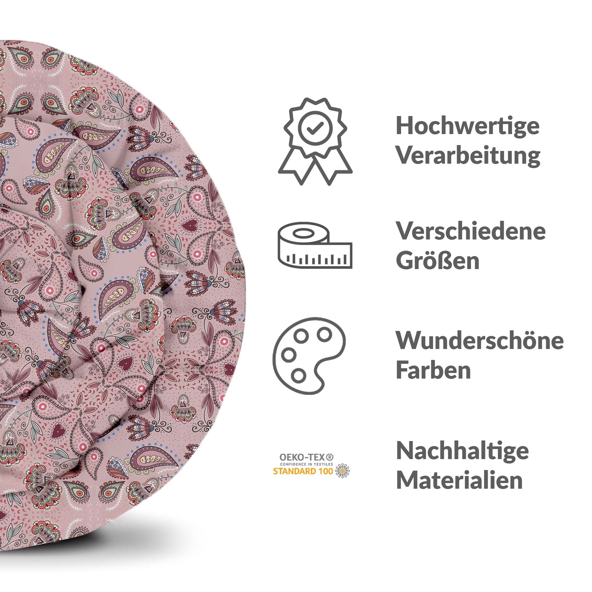 Original Therapiedecke - Ensemble de literie en coton Rose Mandala