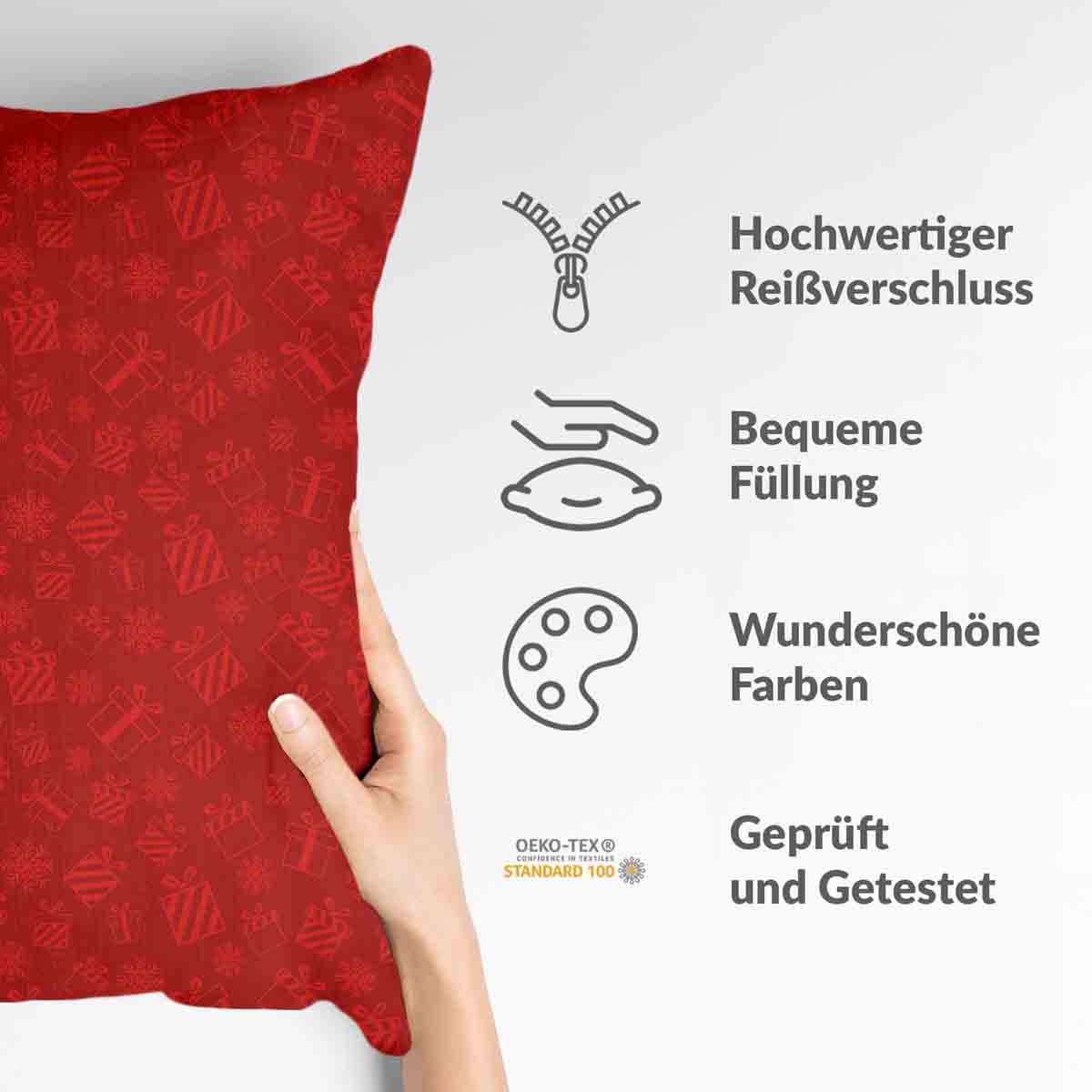 Coussin de santé rouge cadeaux