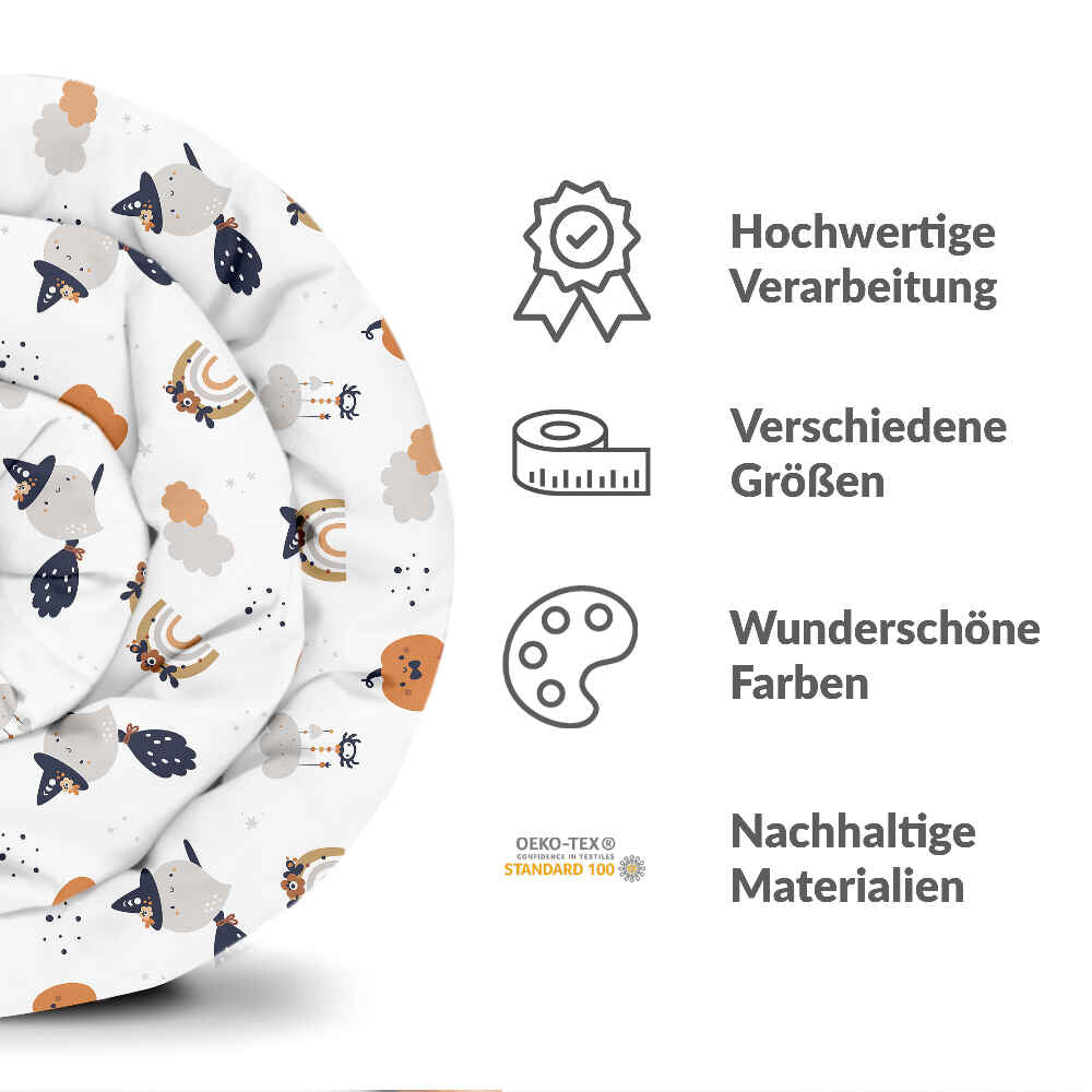 Original Therapiedecke - Ensemble de literie en coton blanc automne