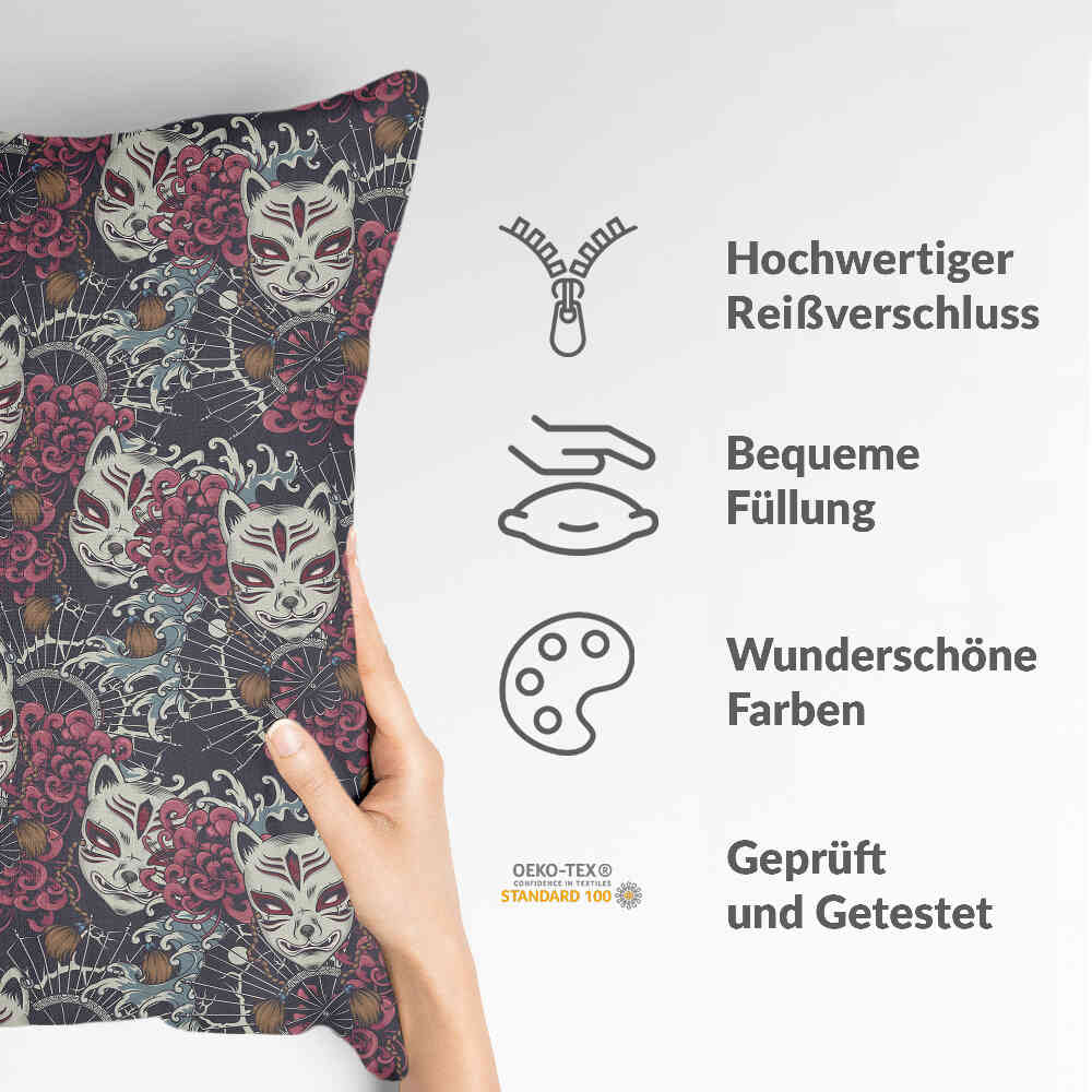 Coussin de santé Chat effrayant